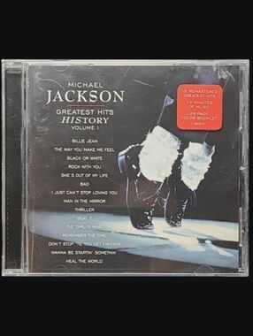 MUSIC CD  2001 "MICHAEL JACKSON" GREATEST HITS "HISTORY" VOLUME 1